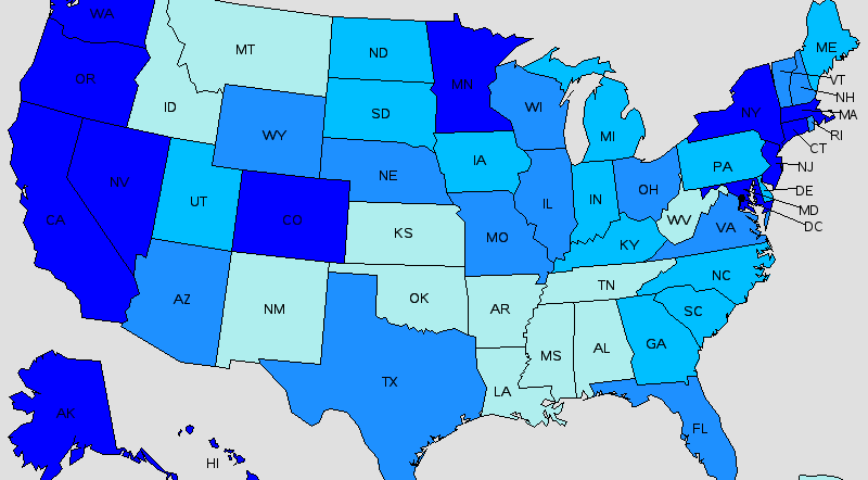 medical coder salary by state